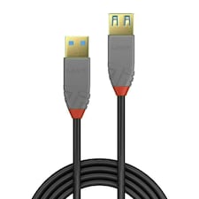 1m USB 3.2 Type A Extension Cable, 5Gbps, Anthra Line