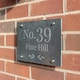 image 3 of Personalised Leaf Slate House Sign