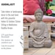image 3 of Sitting in Meditation Buddha Brown Indoor and Outdoor Statue&nbsp;L30 W24 H41 cm