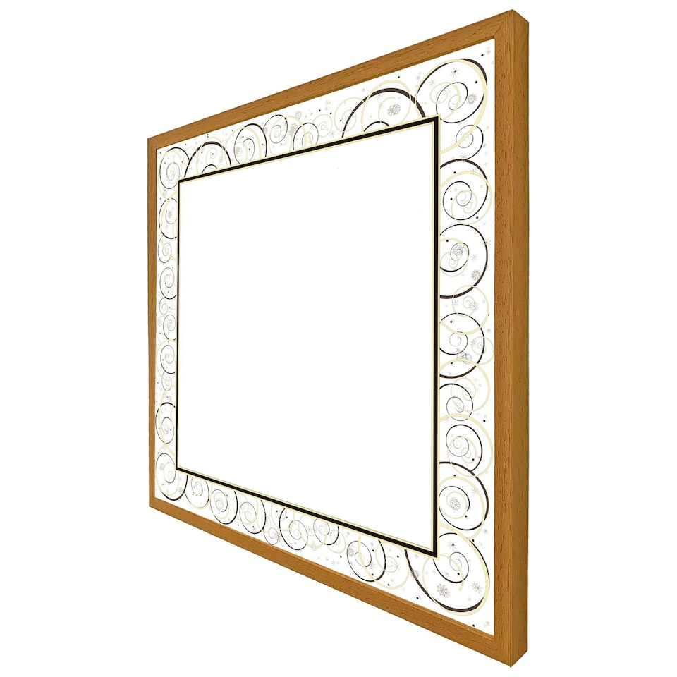 image 1 of Swirling frame (Picture Frame) Black | S