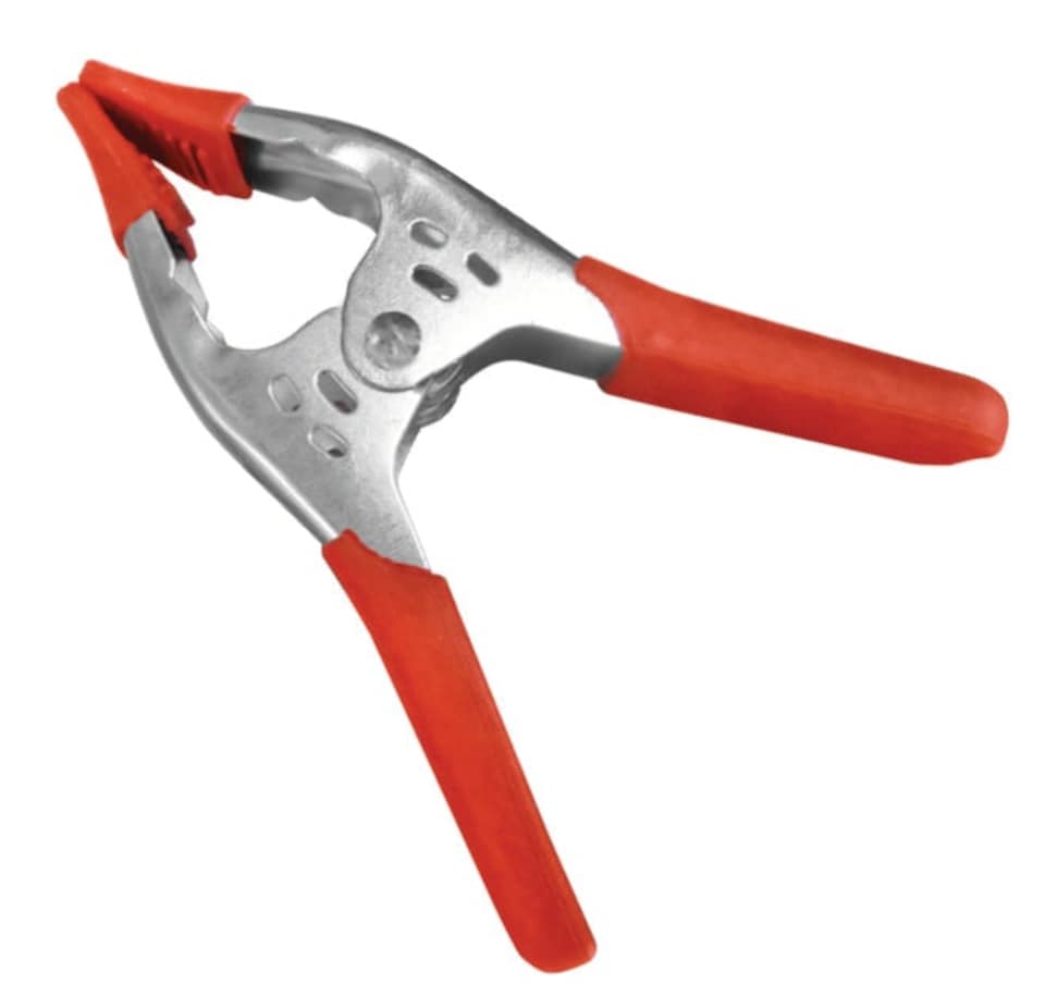 image 1 of Dekton 6'' Metal Spring Clamps Tipped Grip Holder For Camping Tarpaulin