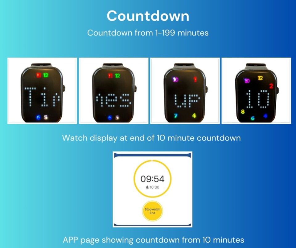 image 1 of Pivotell Vibratime Smart Pill Reminder Watch: Vibrating Pill Reminder Daily Alarm Watch with PERSONALISED MESSAGE on screen at alarm time