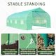 image 5 of Outsunny 6 x 3M Walk in Polytunnel Greenhouse Large Outdoor Grow House w Door