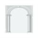 image 1 of Colums Splash Back | White