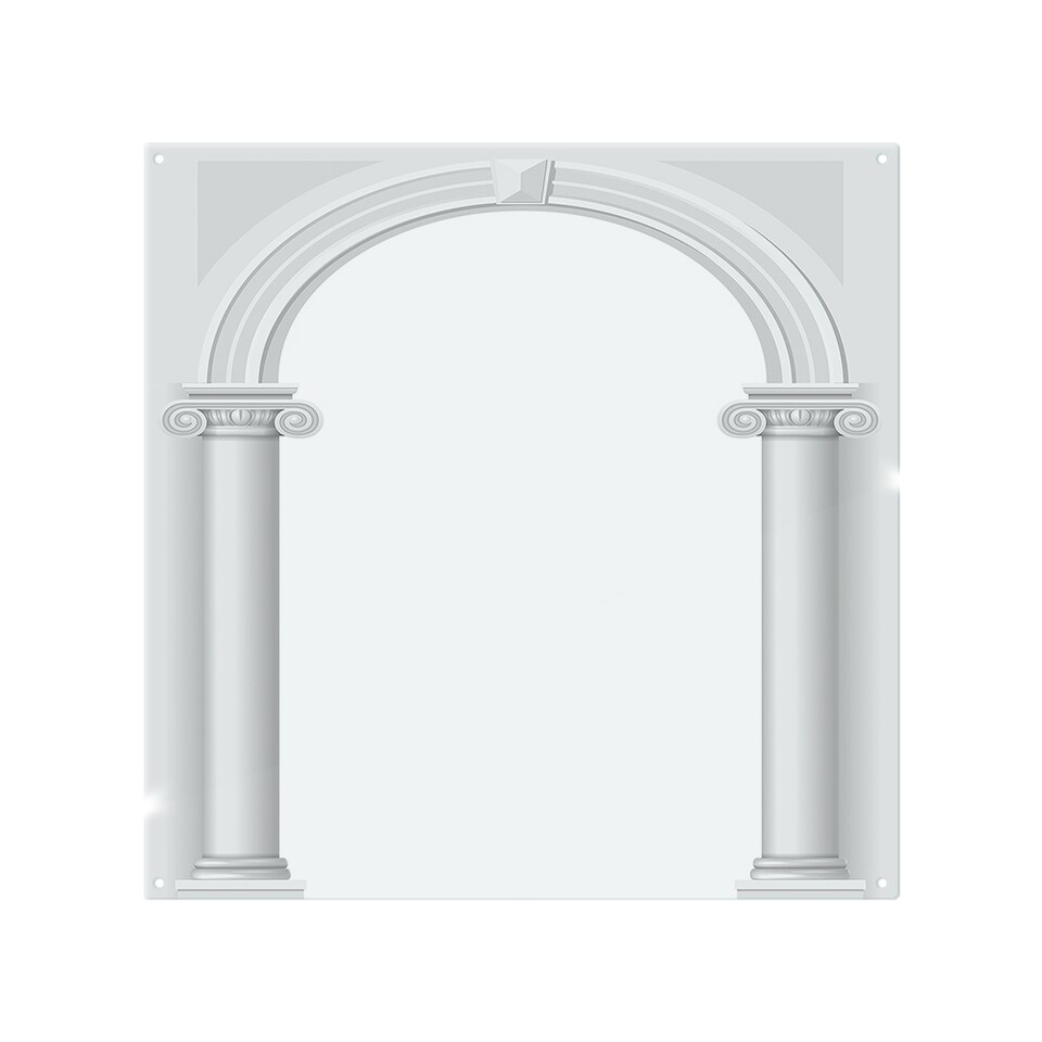 image 1 of Colums Splash Back | White