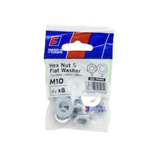 Forgefix Nut & Washer, Forgepack - Multi Colour - M10