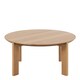 image 3 of Maxime Round Coffee Table in Matt Oak