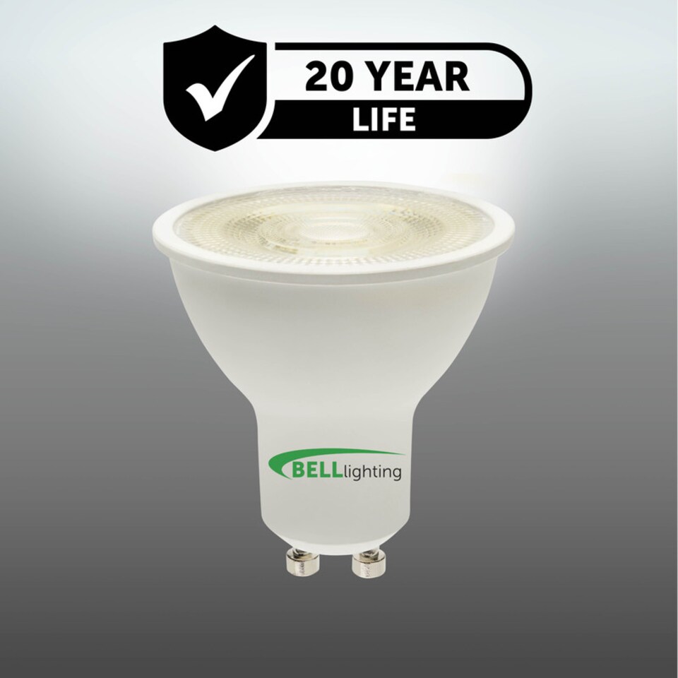 image 1 of BELL Lighting GU10 Dimmable LED Spotlight 4.4W Natural White 4000K Light Bulbs