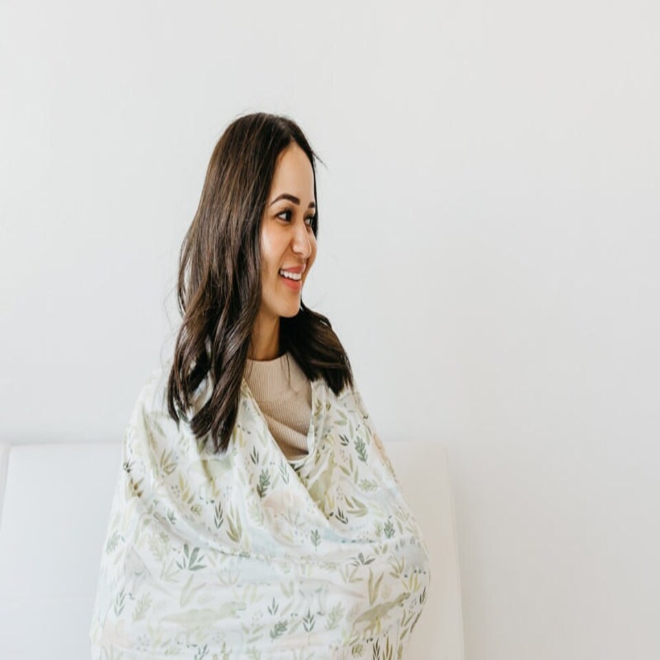 image 1 of Copper Pearl Nursing & Car Seat Cover Rex