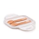 image 3 of Feline Fine Cats Clip Lock Stacked Bento Lunch Box with Cutlery