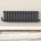image 2 of Stirling Bold - Anthracite Thermostatic Radiator Valve & Lockshield Corner 10mm