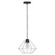 image 3 of Interiors by Premier Wyra Chrome Cage Pendant Light