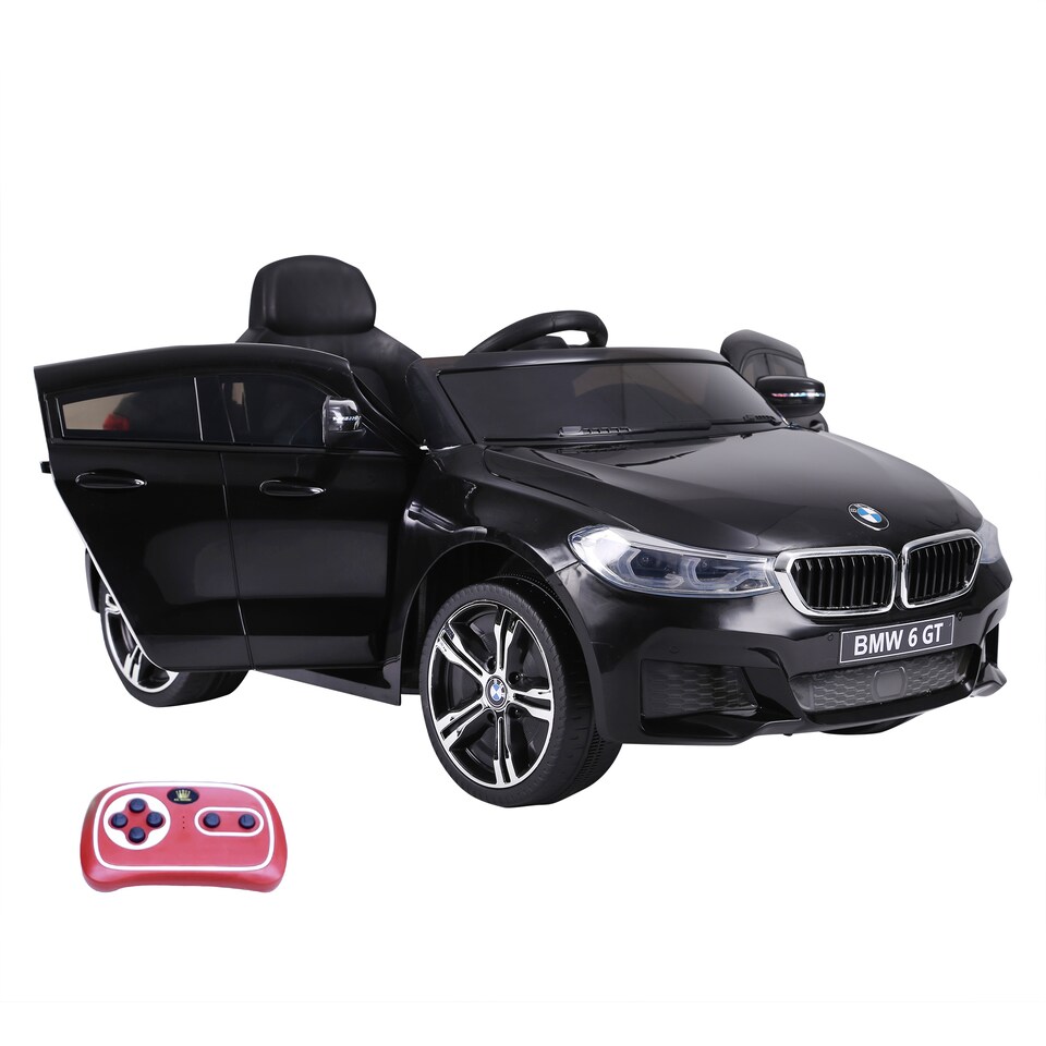 image 1 of HOMCOM BMW 6GT Licensed Electric Car for Kids, 6V Battery Powered Kids' Electric Ride-on with Remote Control, LED Headlights, Music, for 3-6 Years Old