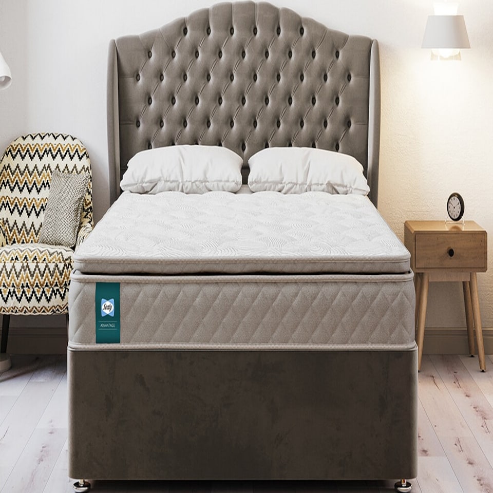 image 1 of Sealy Alston Gel Advantage Pillow Top Mattress White | King