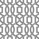 image 1 of NuWallpaper NU1696 Uptown Trellis Peel & Stick Wallpaper, Black & White Multi