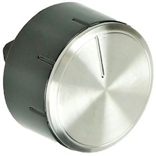 SPARES2GO Oven Knob for BOSCH Cooker Oven Hob Switch Dial Silver Black
