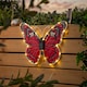 image 2 of Scarlet Solar Butterfly Garden Wall Art Light