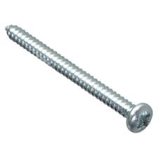 Forgefix Self-tapping Screw, Pozi Compatible Pan Head, Zp, Forgepack - Multi Colour - 2in x 8 ForgePack 12