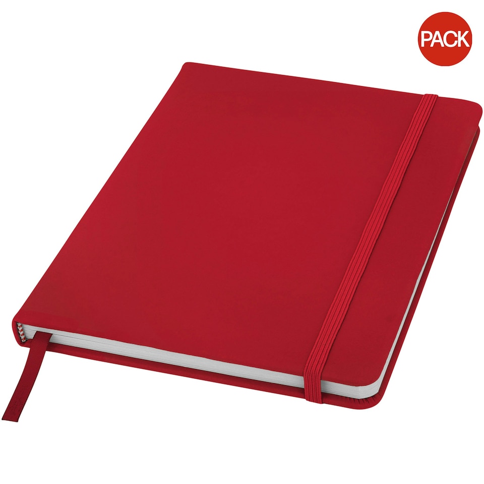 image 1 of Bullet Spectrum A5 Notebook (Pack of 2) - Red - 21 x 14.8 x 1.2 cm