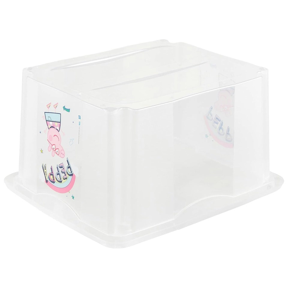 image 1 of Keeeper Peppa Pig Storage Box with Lid 24 Litre Transparent