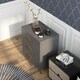 image 6 of HOMCOM Bedroom Chest of Drawers, 3-Drawer Dresser with Aluminium Legs