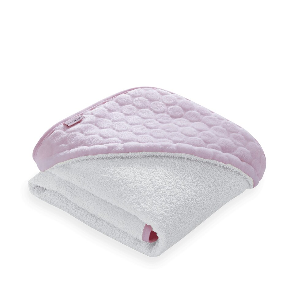 image 1 of Clair de Lune Marshmallow Hooded Towel - Pink