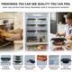 image 5 of 380ml Meal Prep Glass Containers with Airtight Lids Clip Lock Takeaway Containers Pack 4