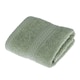 image 2 of Homescapes Turkish Cotton Sage Green Face Cloth - Set of 4