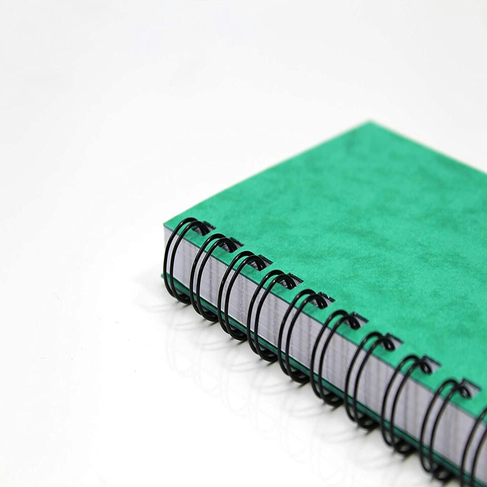 image 1 of A6 200 Feint Ruled Pages Twin Wire Hardback Notebook