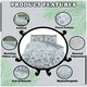 image 2 of VELVETIO Bellerose Floral Printed Duvet Cover Set Rebersible Polycotton Beddings Grey | Super King