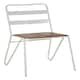image 2 of Interiors by Premier White Metal Chair, Comfy Pink Metal Outdoor Chair, Effortless Cleaning Metal Chair
