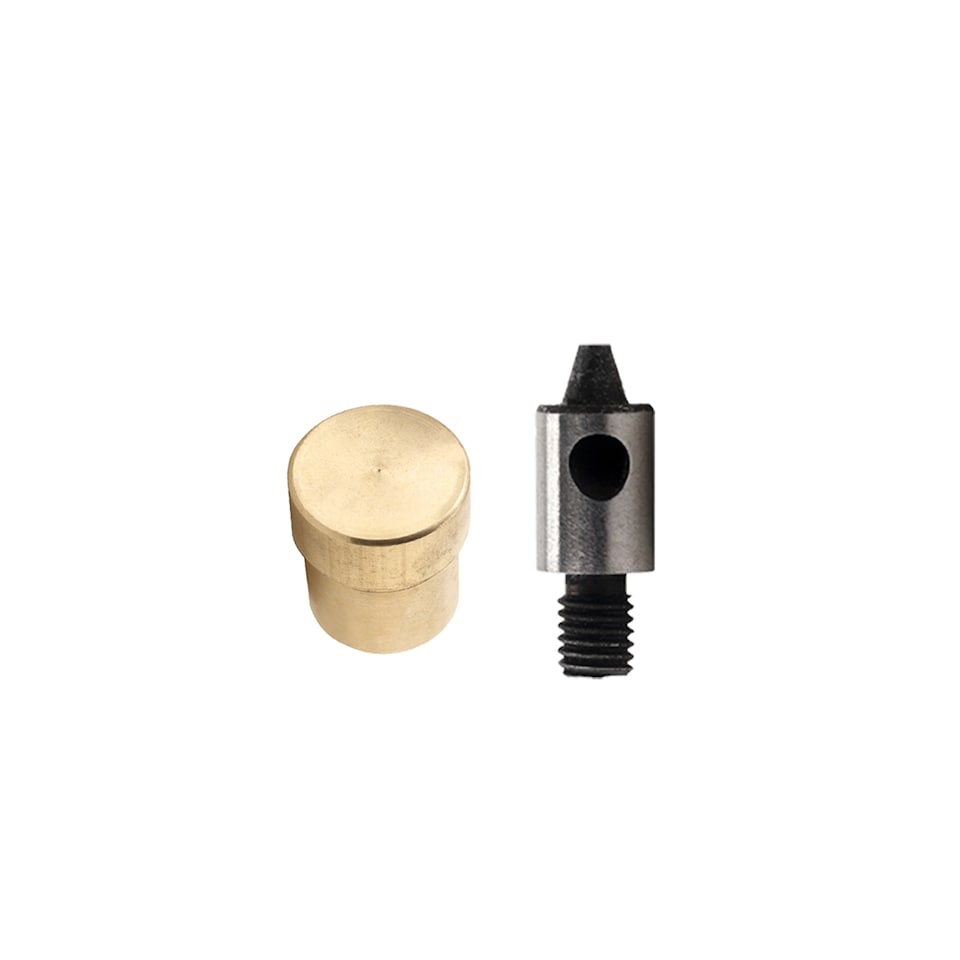 image 1 of 10mm Multi-Layer Hole Cutter Punch Die Tool wth Gold Base for Fabrics