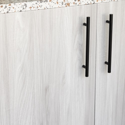 Sticky Back Plastic Sangallo Grey Wood Effect Kitchen Self-adhesive Vinyl Wrap for Cupboards, Doors and Worktops 90cm x 1m - d-c-fix