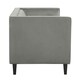 image 3 of Helia Grey Velvet Sofa Grey
