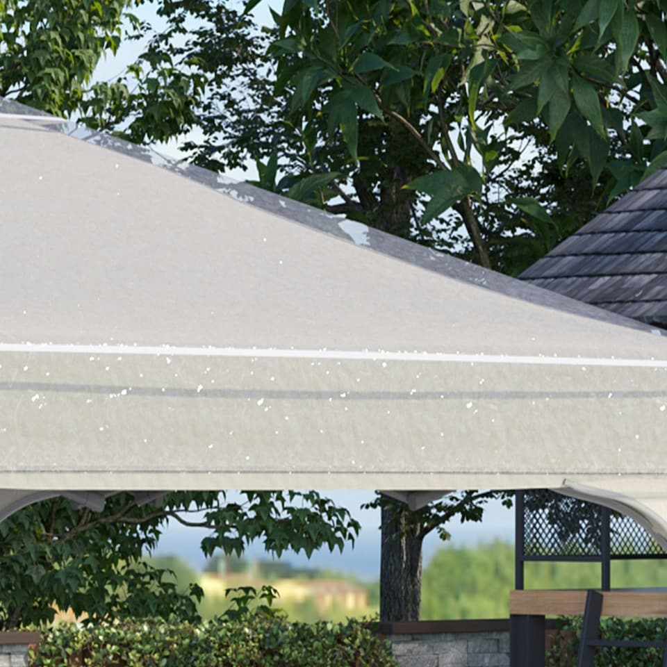 image 1 of Outsunny 3 x 3 (m) Gazebo Protective Cover, Waterproof Cover for Canopy, Tent