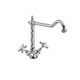 image 1 of Traditional French Classic Kitchen Sink Mono Mixer Tap - Chrome | Silver | Chrome | 1