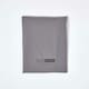 image 5 of Homescapes Dark Grey Egyptian Cotton Fitted Sheet 200 TC, Single Grey | Single