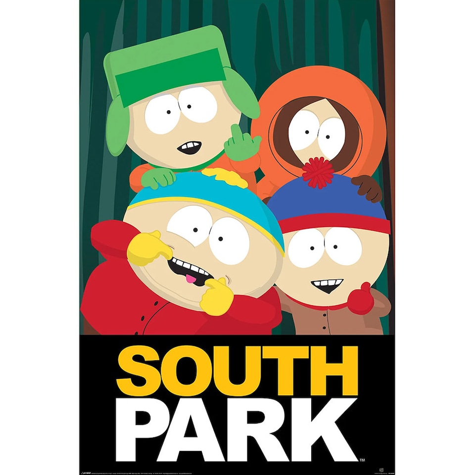 South Park Group Poster | Multi | Multicoloured | 91cm x 61cm | 1