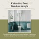 image 6 of Kinston Traditional Comfort Height Toilet Pan, High Level Cistern, Flush Pipe Kit & Soft Close Seat - White - Balterley