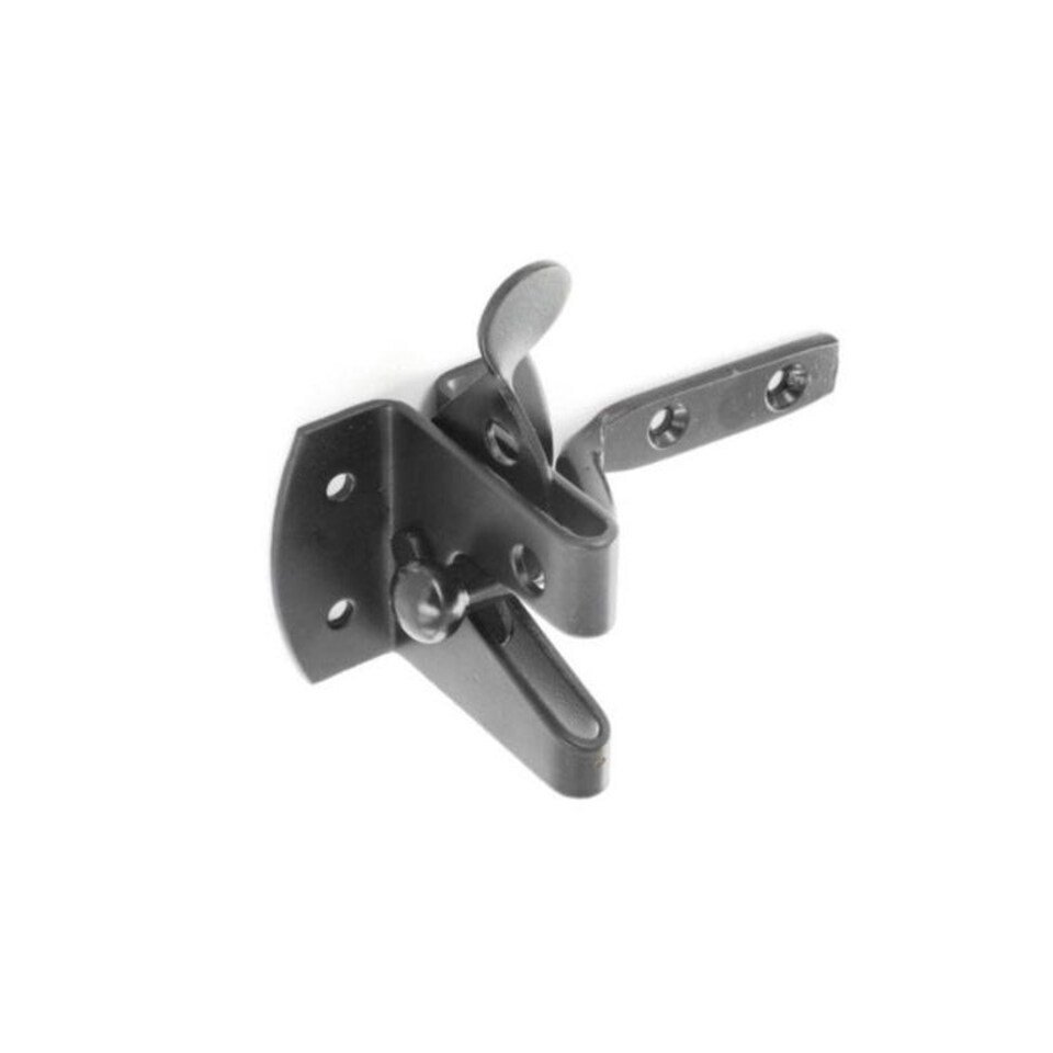 Securit Auto Gate Latch - Black - 9.7cm x 16.9cm x 5.4cm