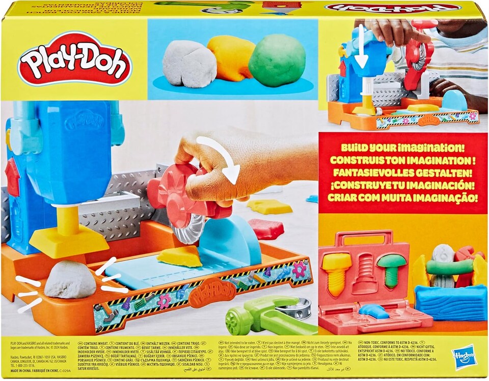 image 1 of Play Doh Stamp N Saw Tool Bench