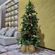 image 3 of Holly International Gold Shimmer Christmas Tree Skirt Collar