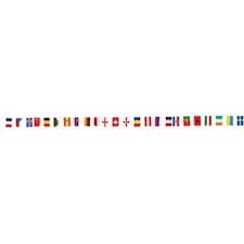 European Countries Flags Bunting 8m
