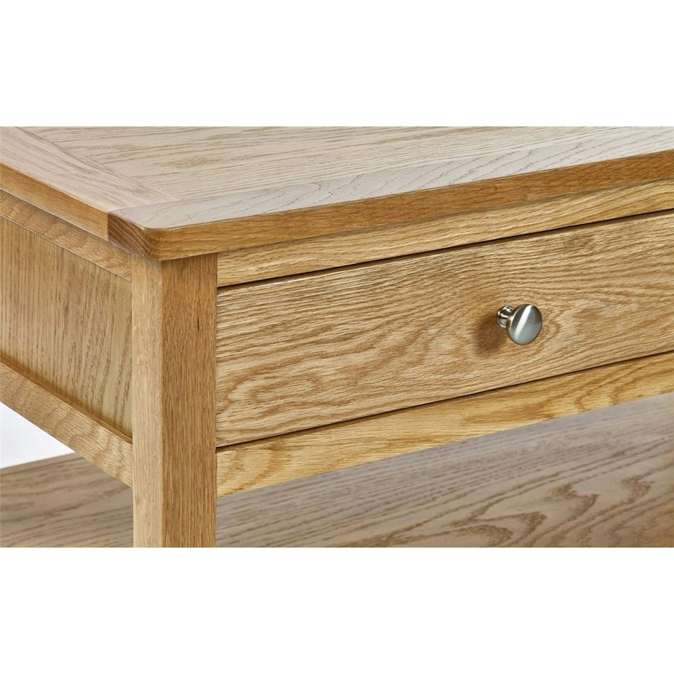 image 1 of Classic Coffee Table with 2 Drawers Brown