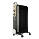 image 1 of Rediffusion Vintage 9 Fin Oil Filled Radiator - Black