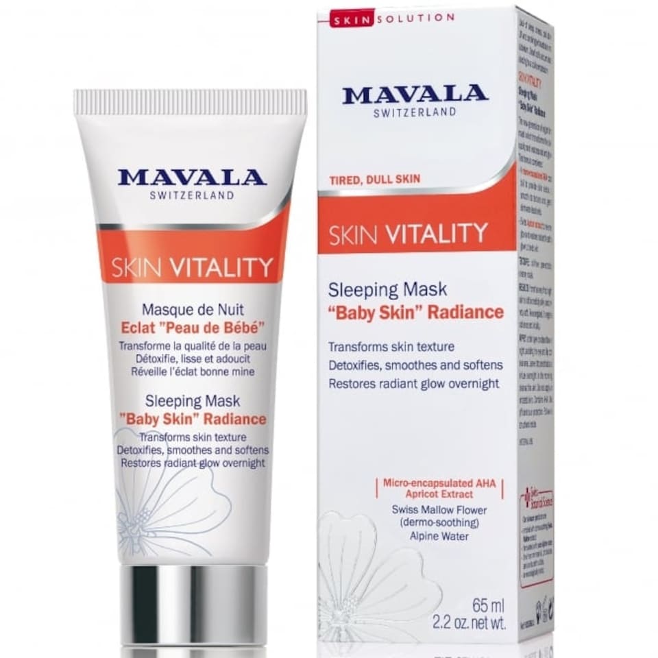 Mavala Skin Vitality Sleeping Mask 65ml Clear