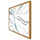 image 4 of Blue rippled marble (Picture Frame) Black | XL