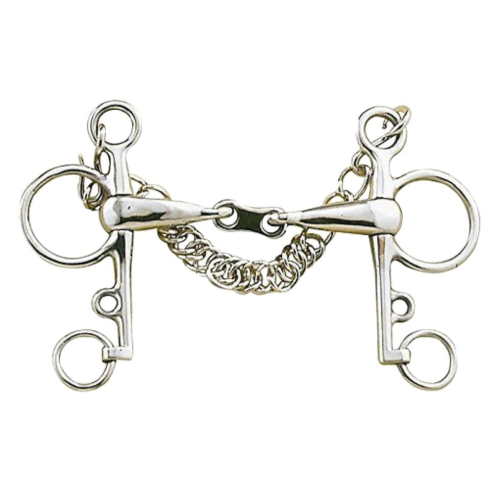 Lorina French Link Pelham - Silver - 4.5in