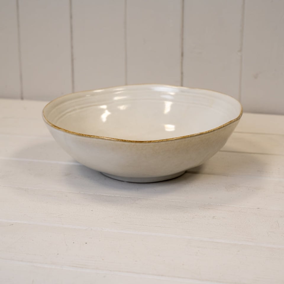 image 1 of Satchville Stoneware Salad Bowl