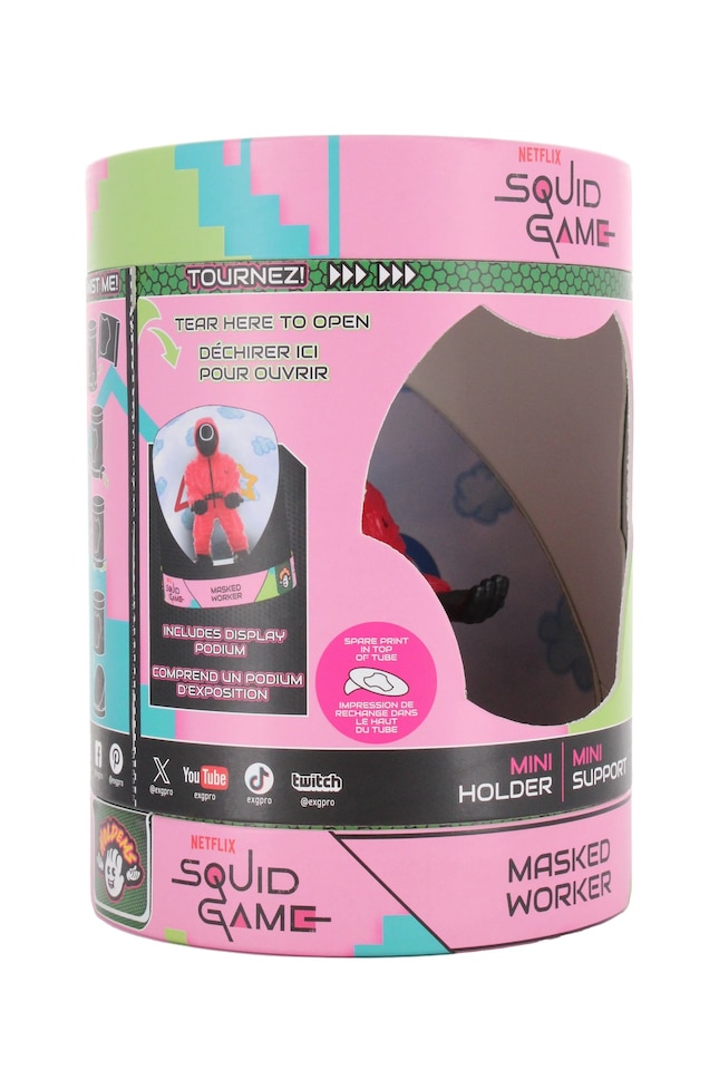 image 1 of Cable Guys Holdems Squid Game Circle Guard Mini Phone Stand and Device Holder